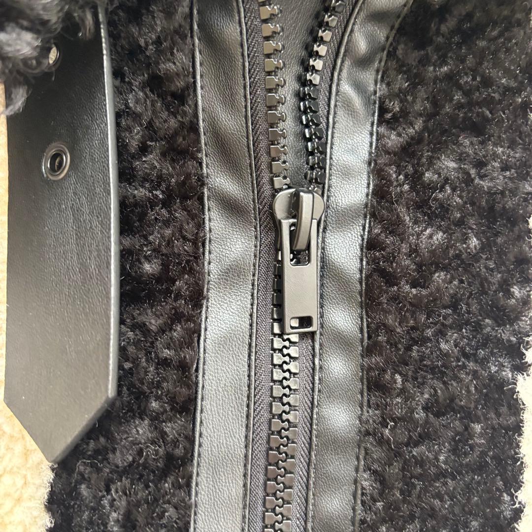 新品未使用✨パッチワークファージャケット　M 今季ZARA