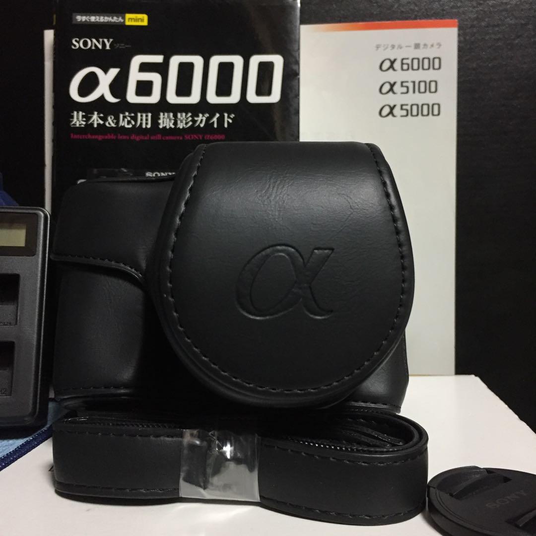 すぐ使える★付属品多数★Wi-Fi★高画質★SONY★α6000★カバー付き
