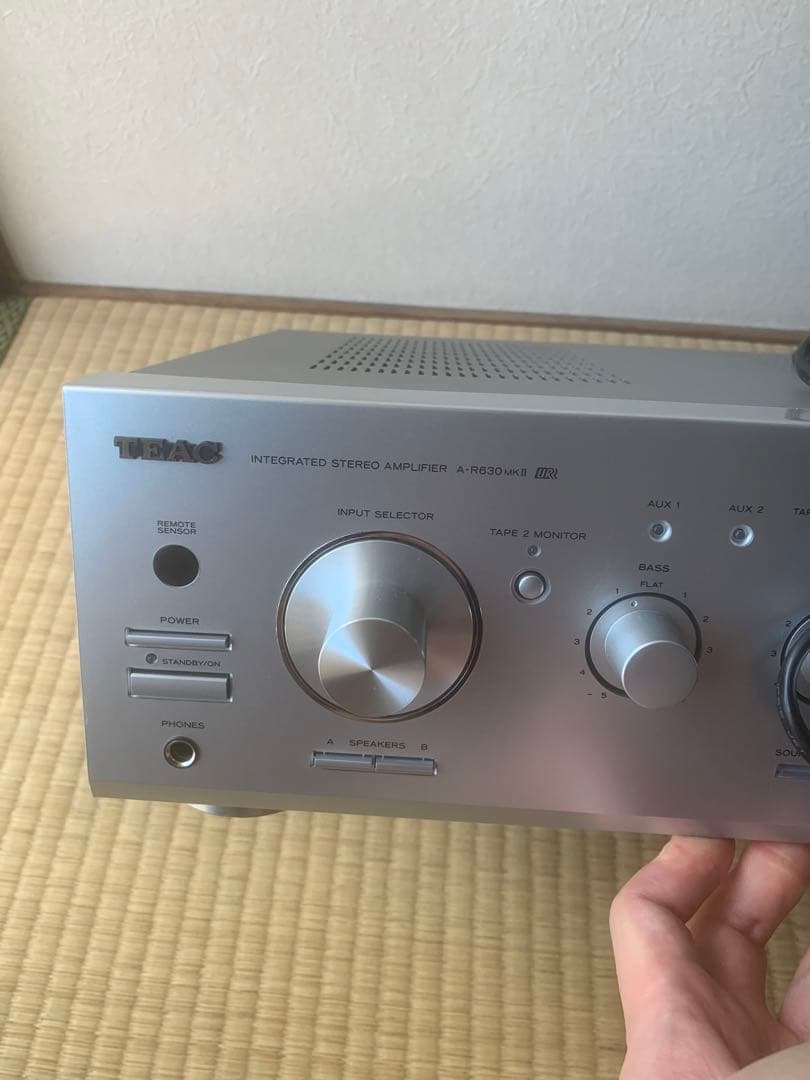 TEAC インテグレーテッドステレオアンプ シルバー