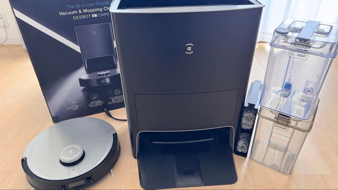 ECOVACS DEEBOT X1 OMNI　消耗パーツの付属品付き