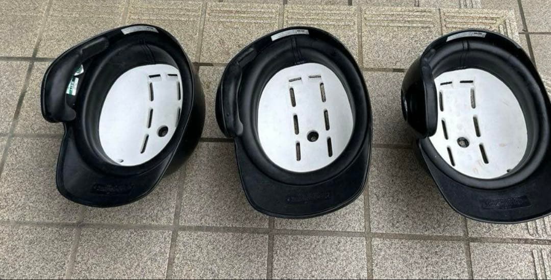ZETT ヘルメット　軟式一般用　M,L,Oサイズ　ブラック 3個