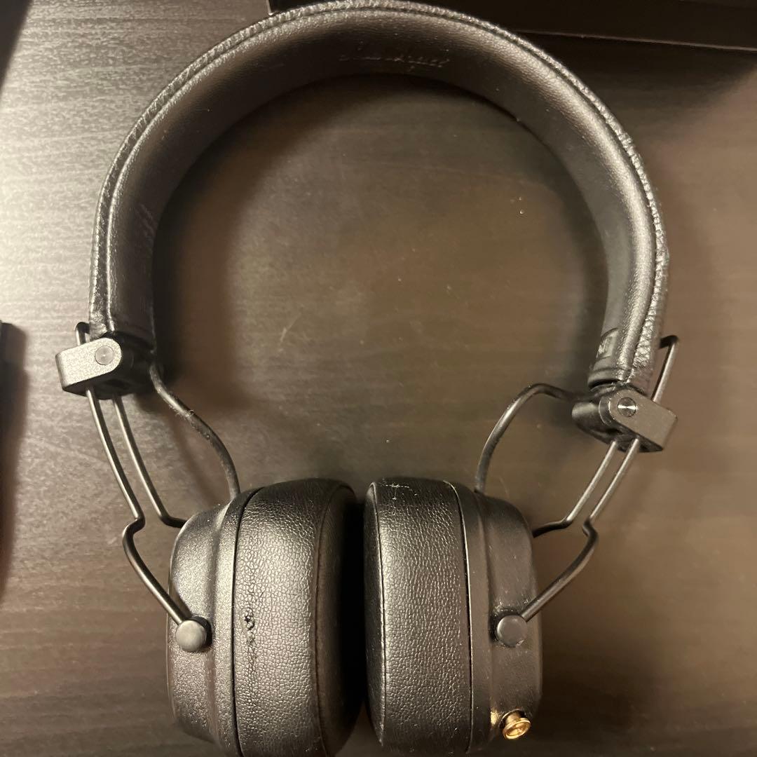 Marshall Major IV ブラック ヘッドフォン