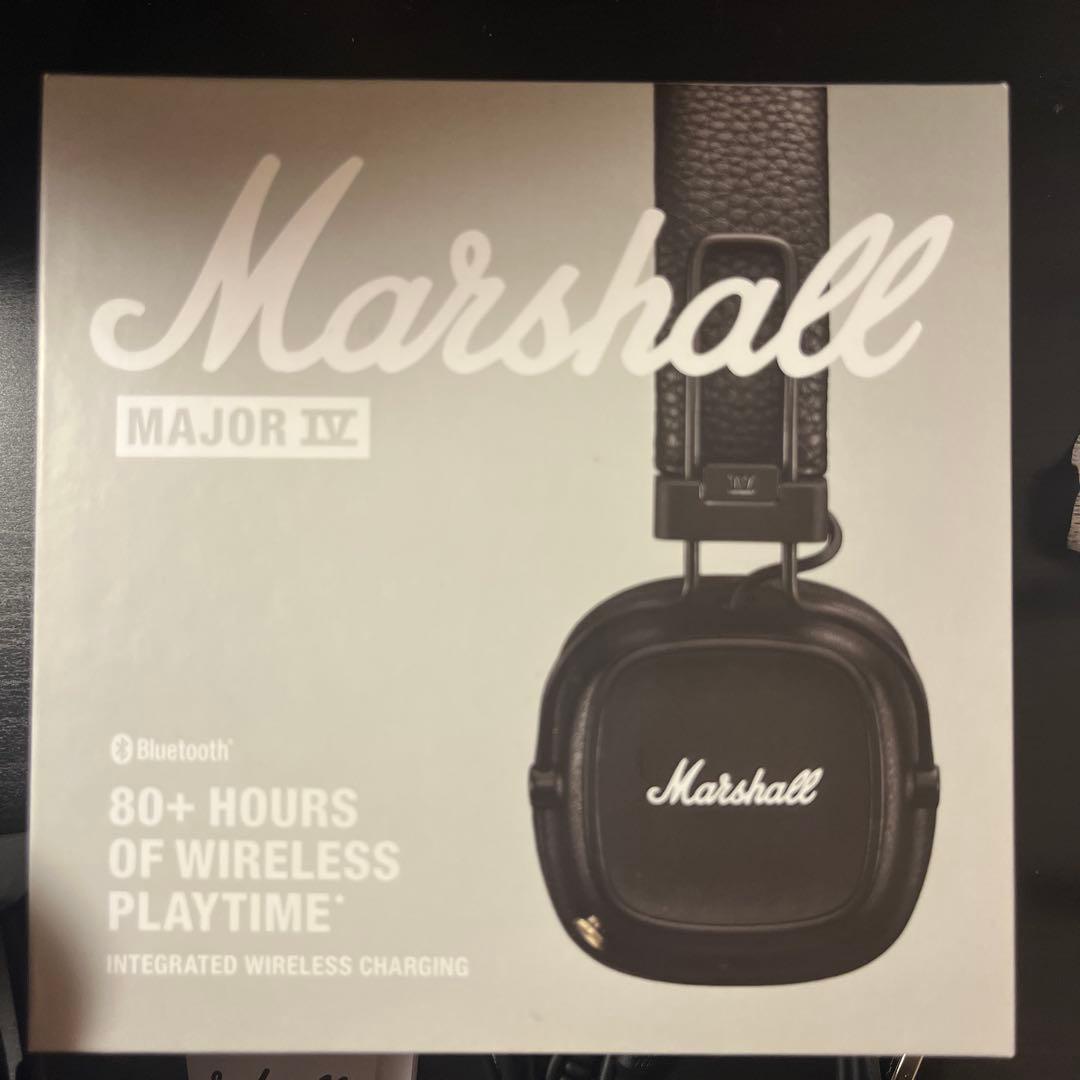 Marshall Major IV ブラック ヘッドフォン