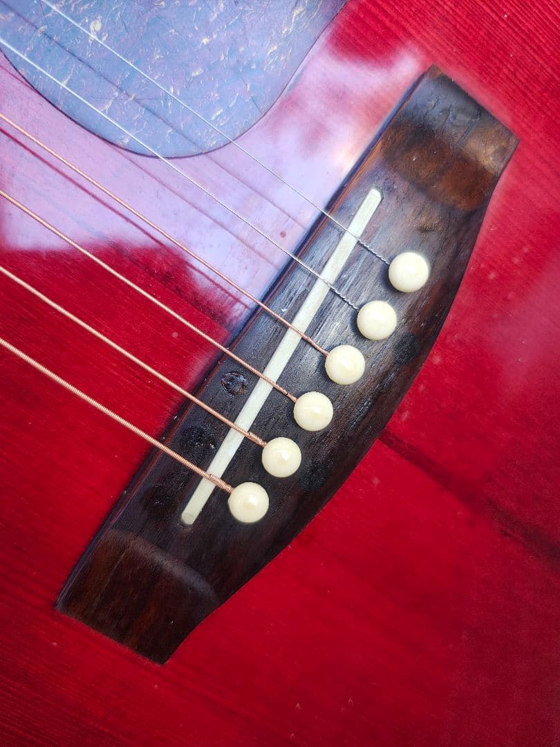 美品 Takamine T-1 WR PU付エレアコ 真紅のWR ニューヨーカー