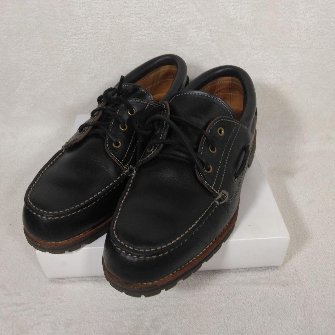 danner vibram 黒レザー モカシン シューズ