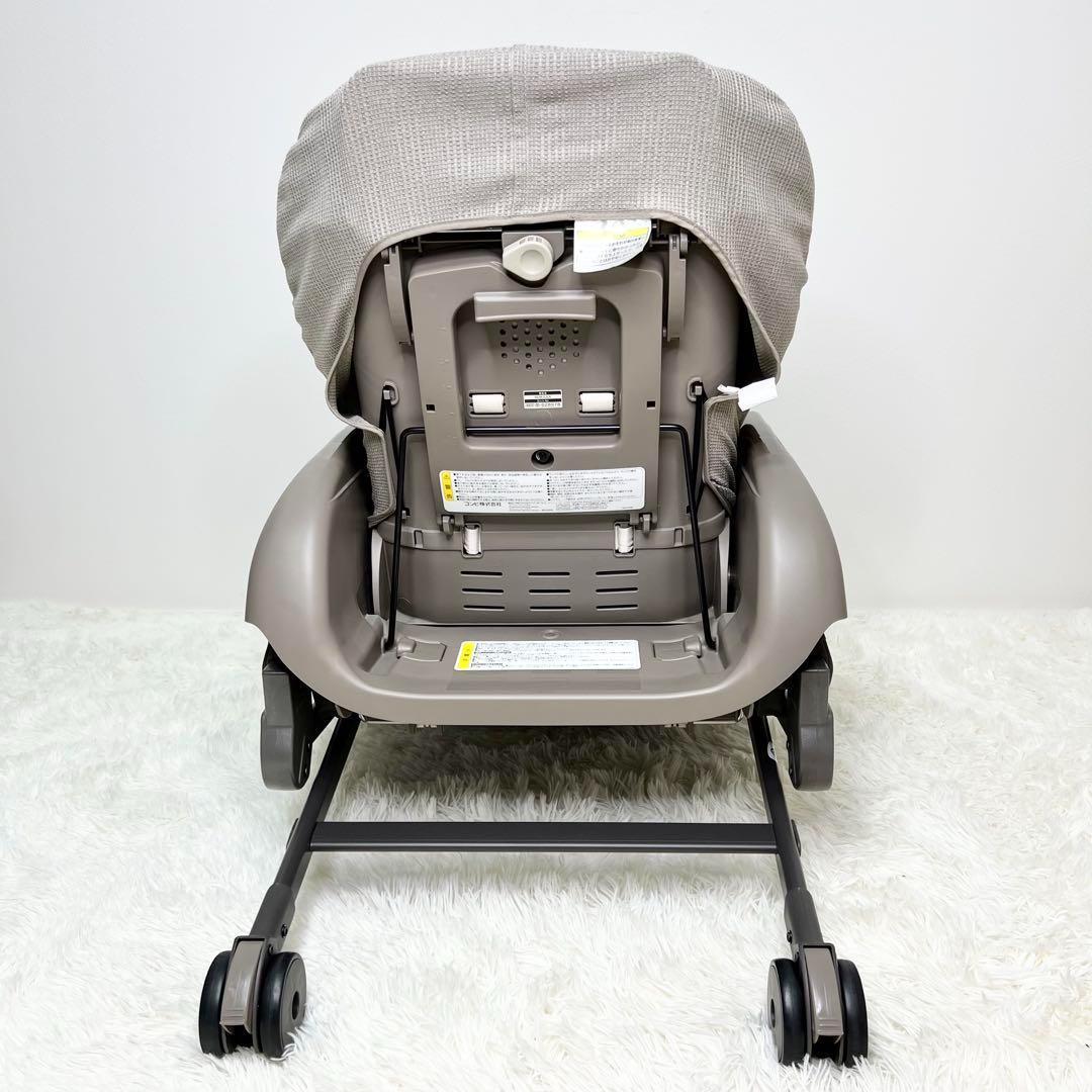 未使用級 Combi ネムリラ ハイローチェア 洗えるランチトレイ付き