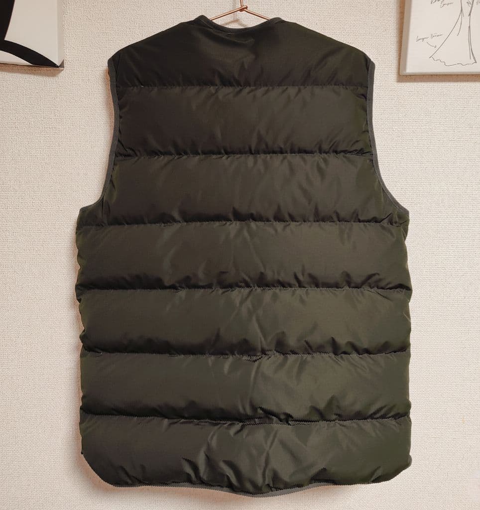 破格 Barbour ダウンベスト ダークグリーン 38