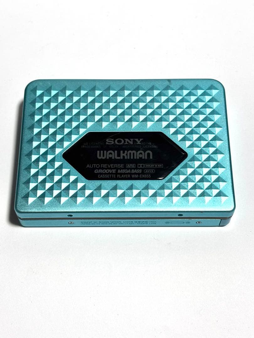 SONY カセットウォークマン WM-EX655 整備品 本体のみ ブルー