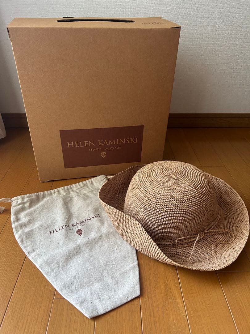 【ヘレンカミンスキー】麦わら帽子　プロバンス10 ヌガー 美品⭐︎