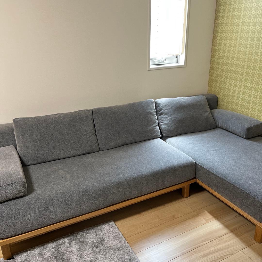 sieve ソファrect unit sofa ワイドタイプ　グレー