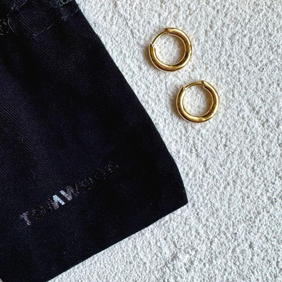 TOM WOOD トムウッド ゴールド Classic Hoop Small