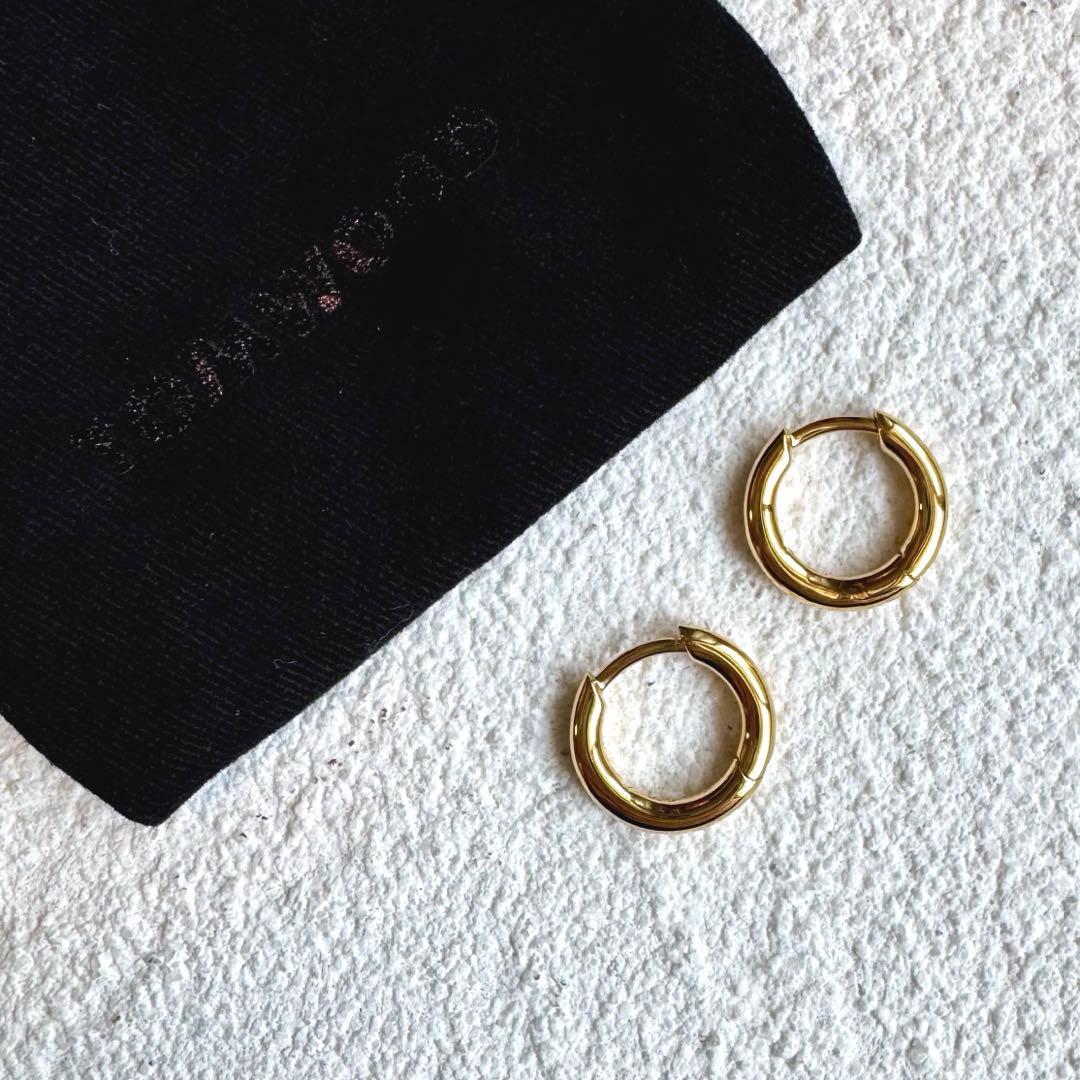 TOM WOOD トムウッド ゴールド Classic Hoop Small