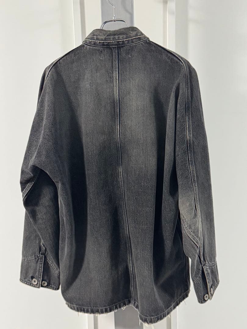 DAIRIKU 22SS Denim Cover All Mサイズ ブラック