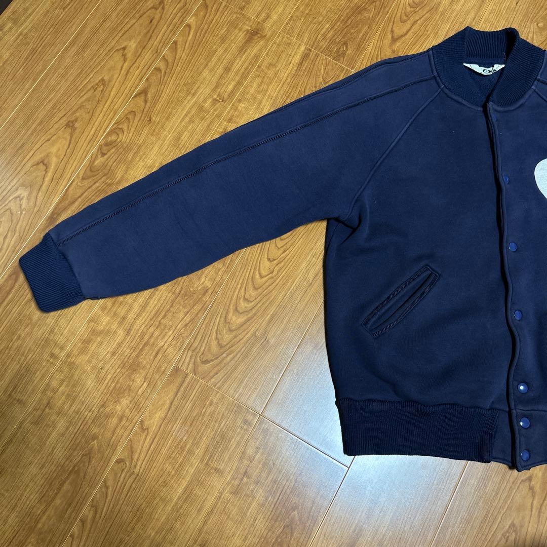 グッドイナフ　スウェットスタジャン　GOOD ENOUGH ネイビー