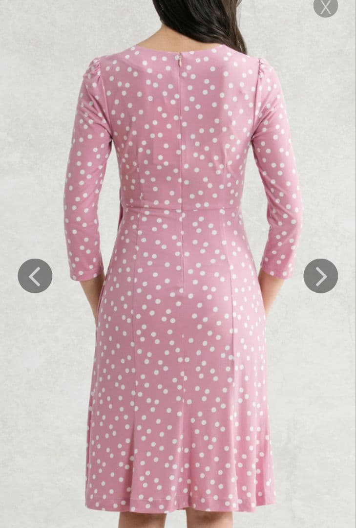 kay me ピンクドットワンピース