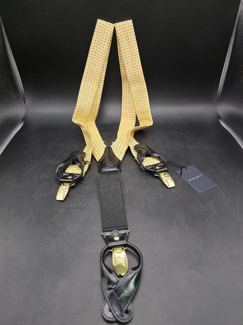 MT309　バーバリー　サスペンダー　トランクス　ポーチ　３点まとめ