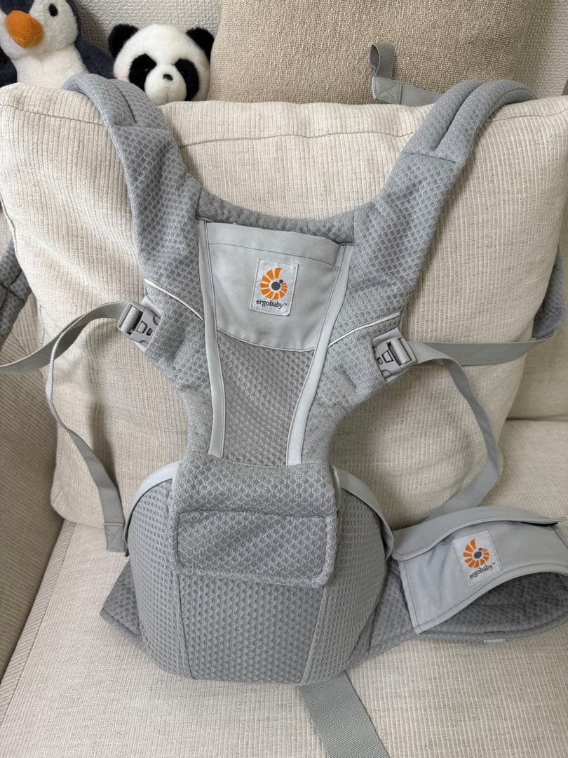 ergobaby Alta 抱っこ紐 グレー メッシュ　エルゴベビーアルタ