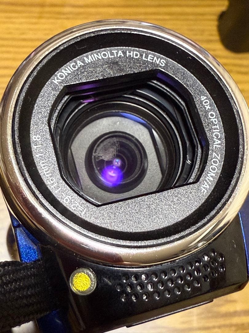 JVC Everio HD ビデオカメラ 青 GZ-HM670-A