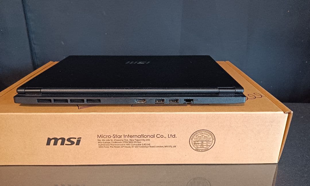 【Core i9】の異次元を体験してみたい方へ MSI 14型ノートPC