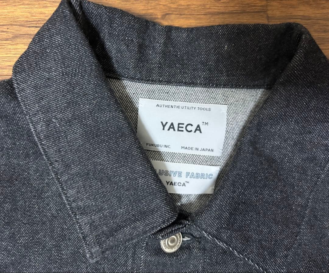 YAECA ブラックデニムジャケットXL