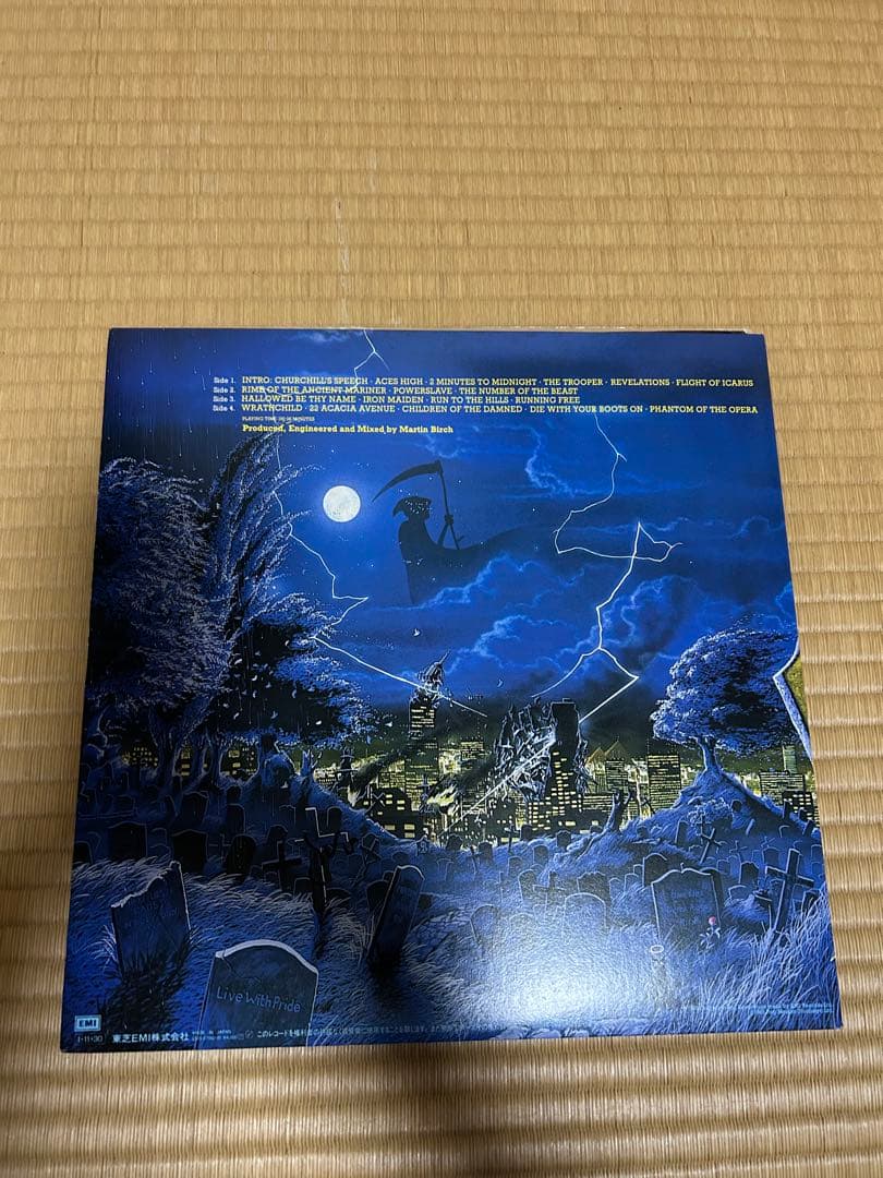 LP アイアンメイデン　死霊復活　2枚組　帯付き　初回限定盤