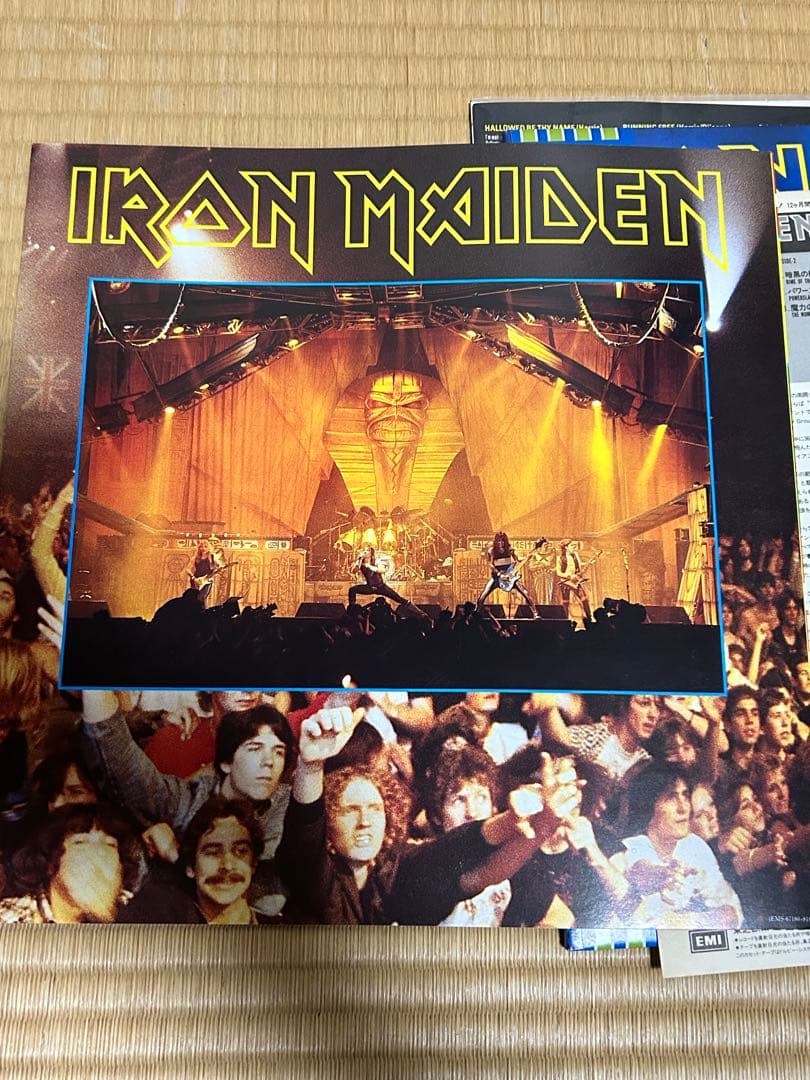 LP アイアンメイデン　死霊復活　2枚組　帯付き　初回限定盤