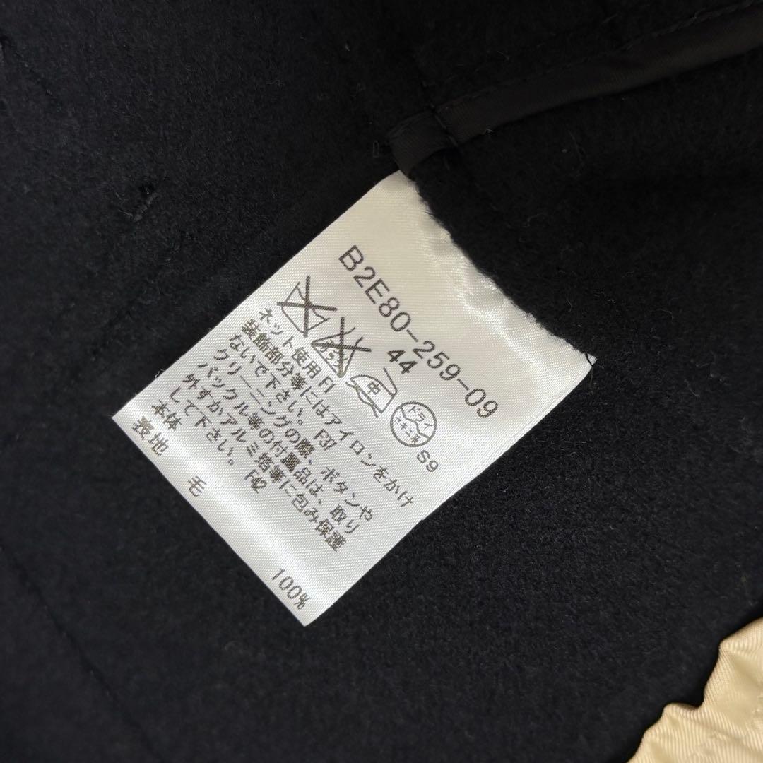 t*p様 バーバリー メガチェック ペプラム ダッフルコート 黒 44