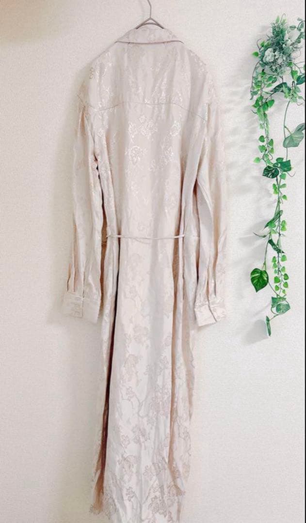 【極美品】 AMERI SATIN JACQUARD FLOWER DRESS