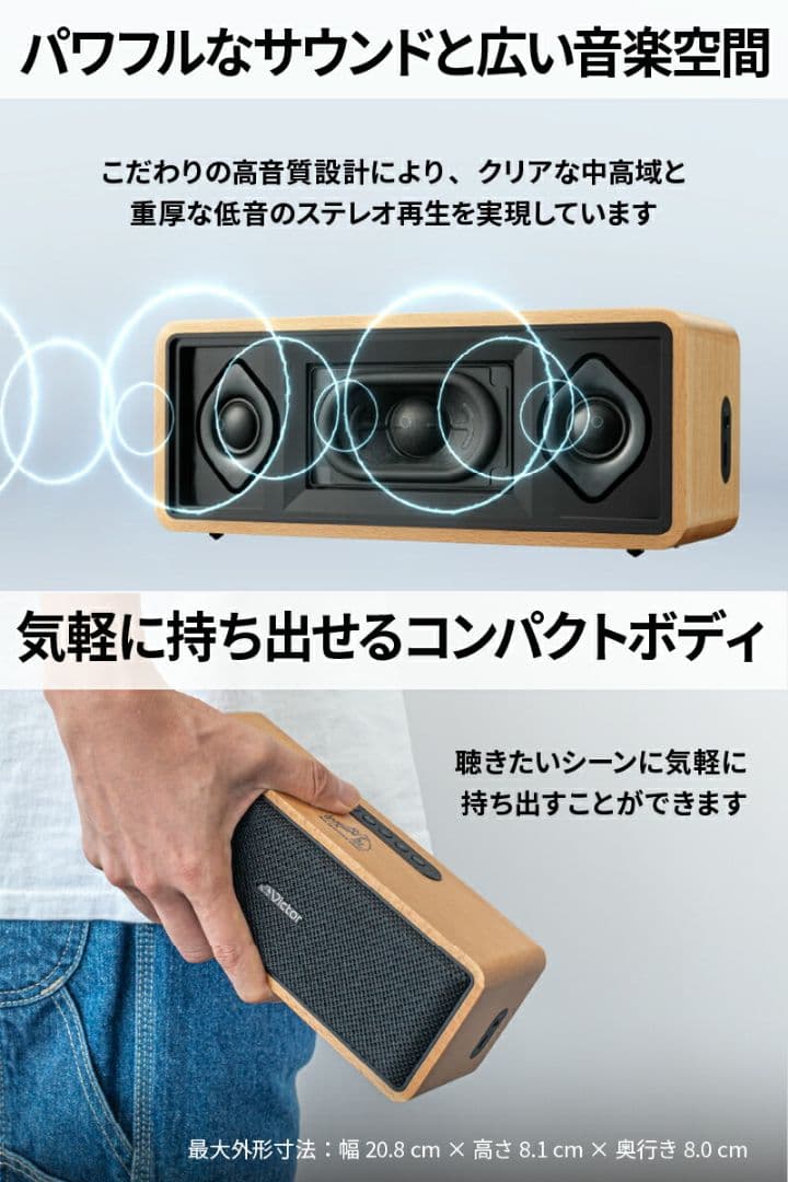 【新品・未使用・未開封】 JVC Victor SP-WS02BT スピーカー