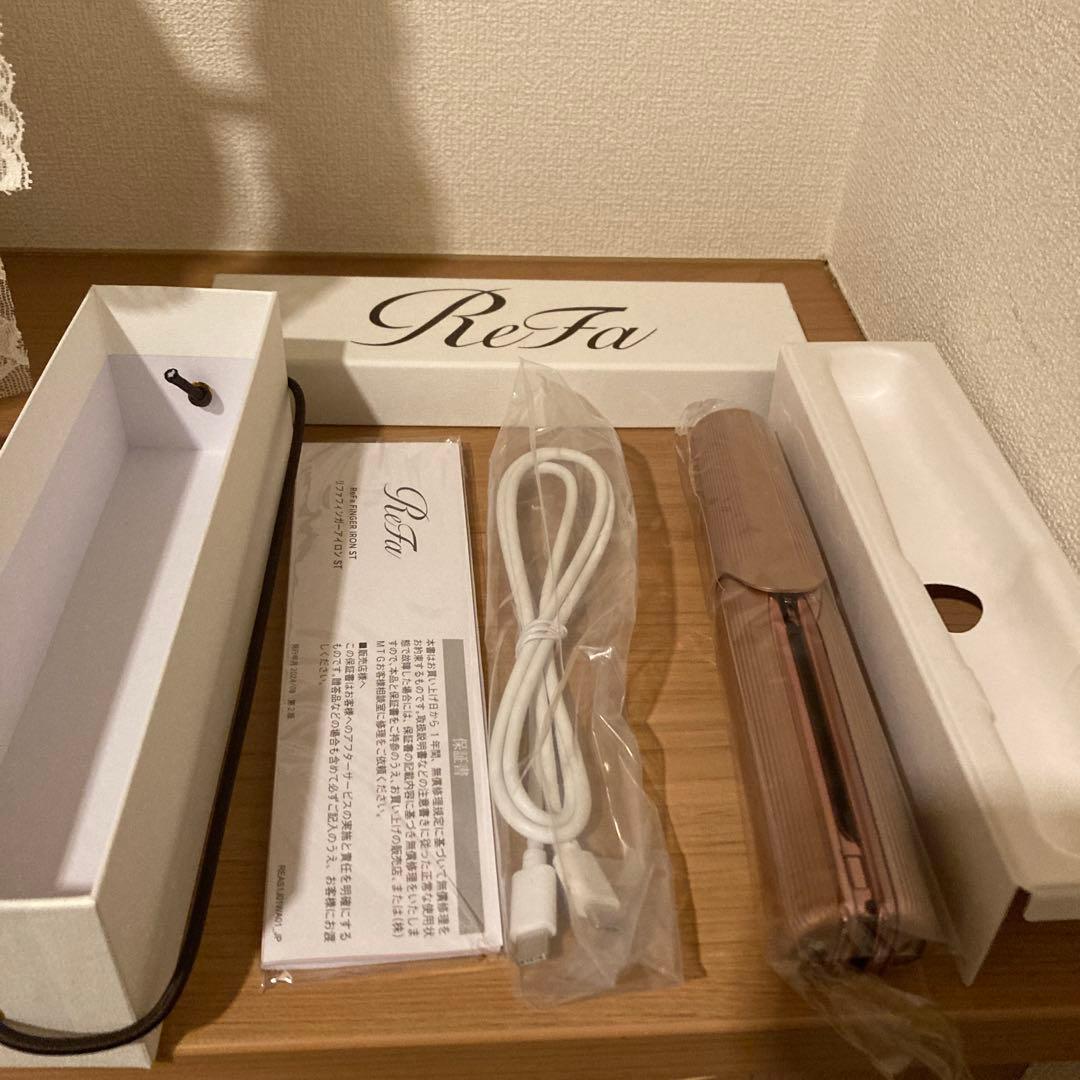 リファ フィンガーアイロンst ローズゴールド 正規品