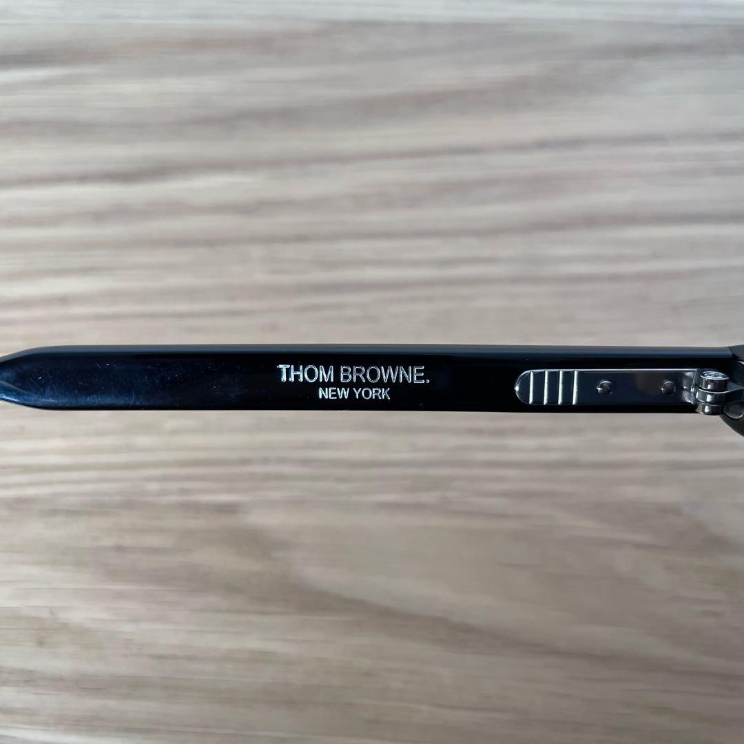 トムブラウン トリコロール サングラス TB-017A-T-56 ブラック