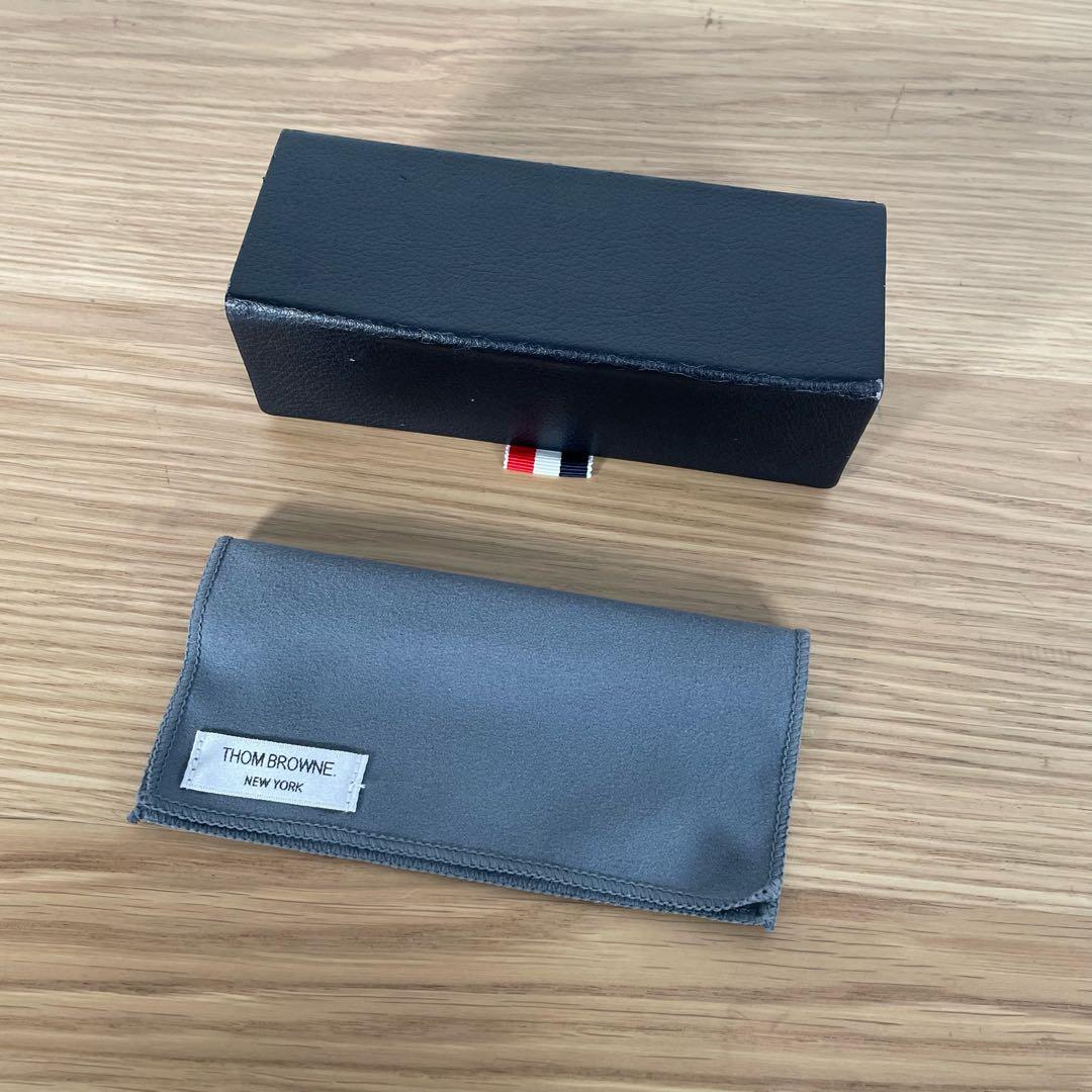 トムブラウン トリコロール サングラス TB-017A-T-56 ブラック