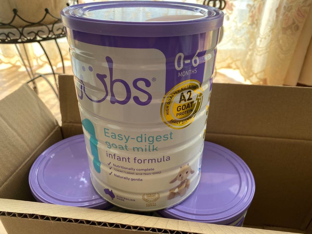 バブズ オーガニック 粉ミルクBubs A2ヤギミルク 800g×6缶セット