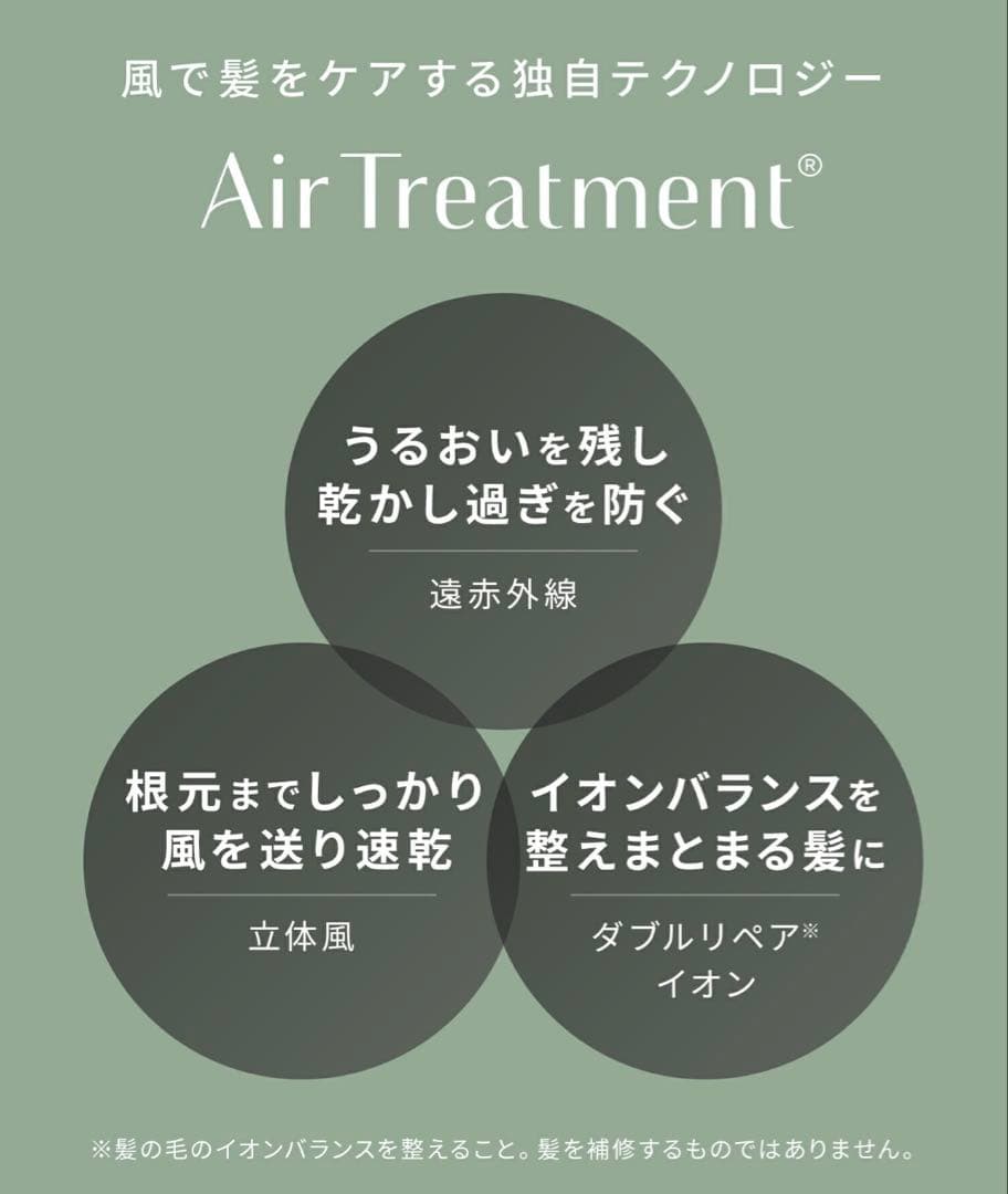 新品　未使用　未開封　SALONIA エアトリートメントドライヤー　ブラック