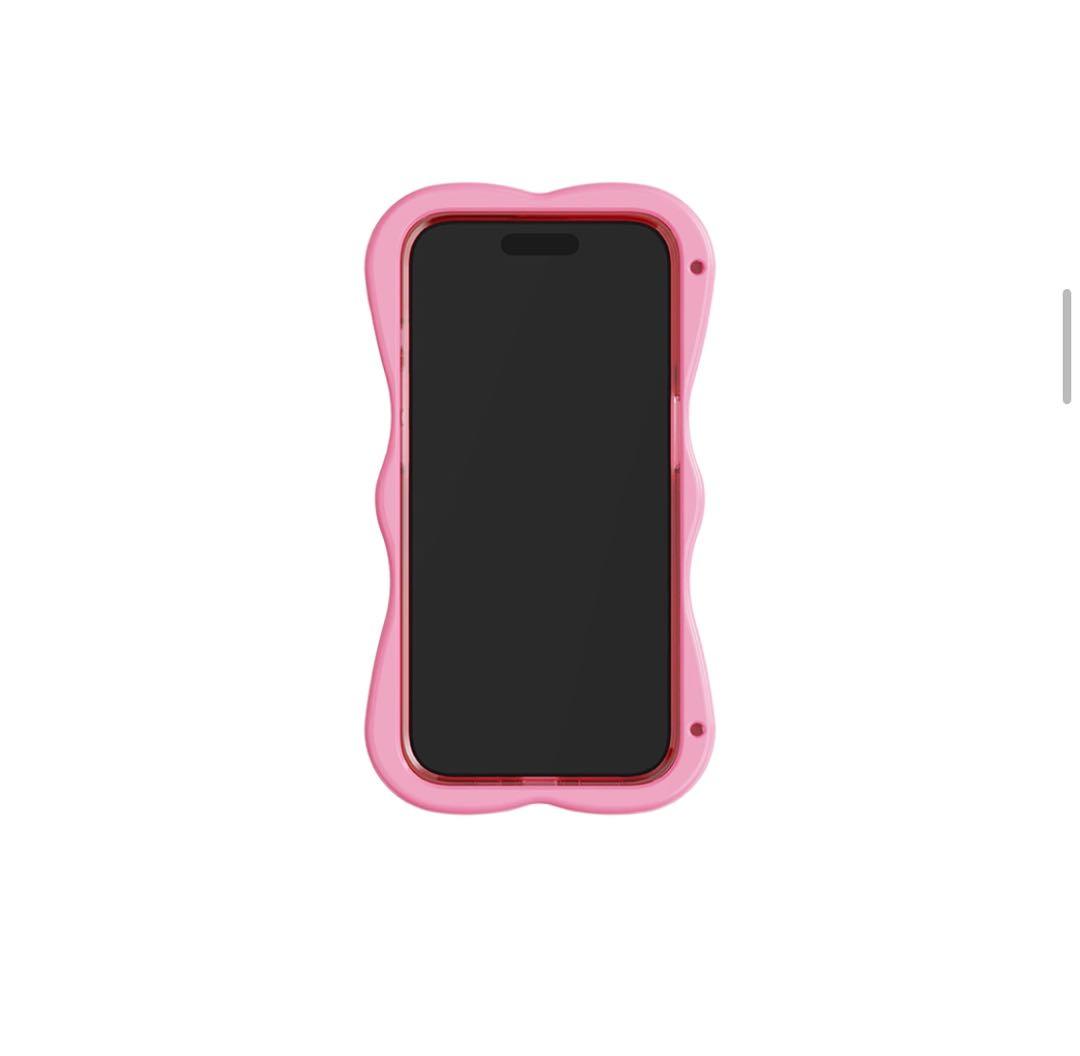 GRAGG iPhoneケース LAYERED RIBBON CASE ピンク