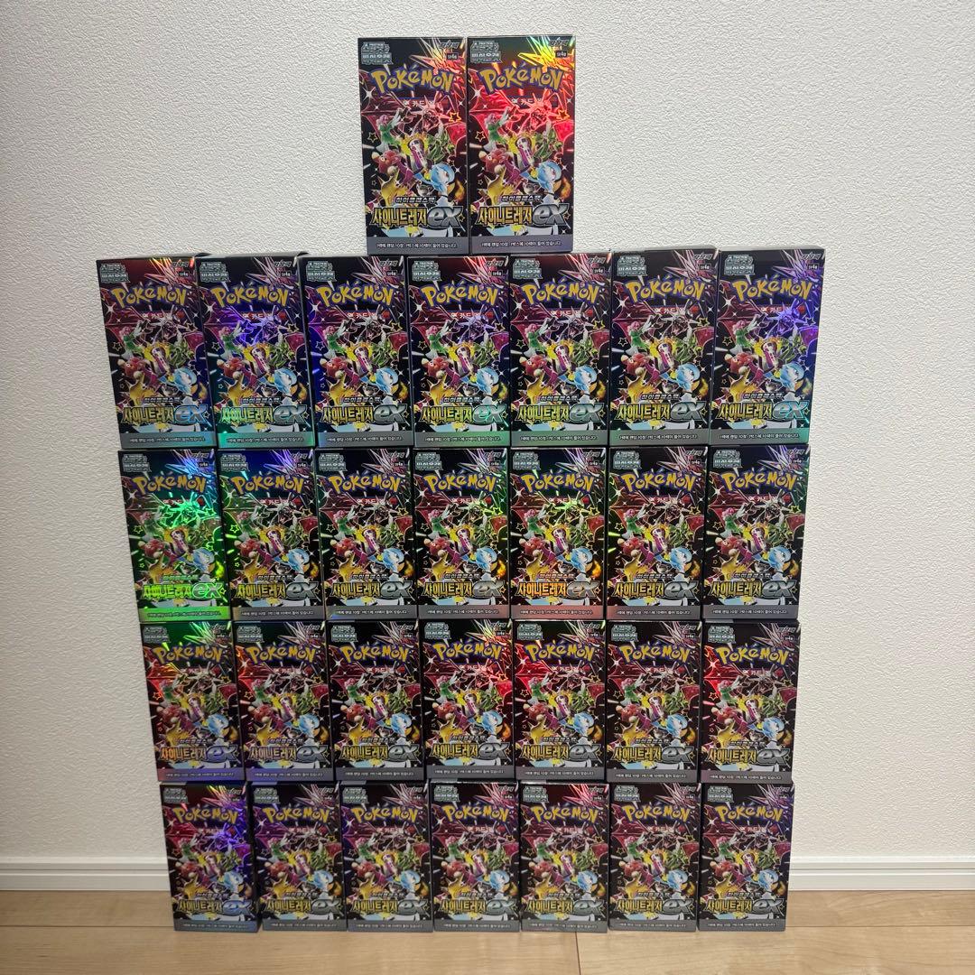 【新品】pokemon ポケカ　シャイニートレジャーex 韓国版　30BOX