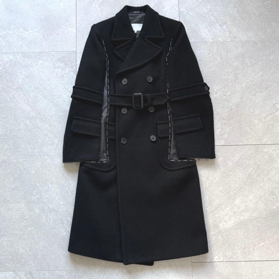 MaisonMargiela メイソンマルジェラ ウールコート 36 ブラック