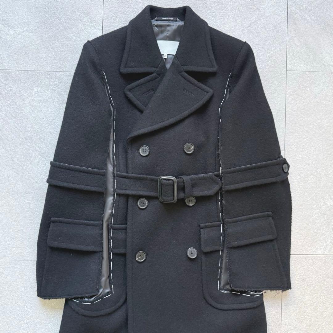 MaisonMargiela メイソンマルジェラ ウールコート 36 ブラック