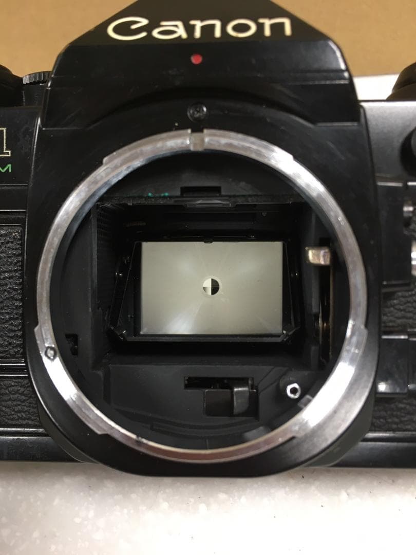 241214か　Canon AE-1 ボディ 黒 ブラック 　フィルムカメラ