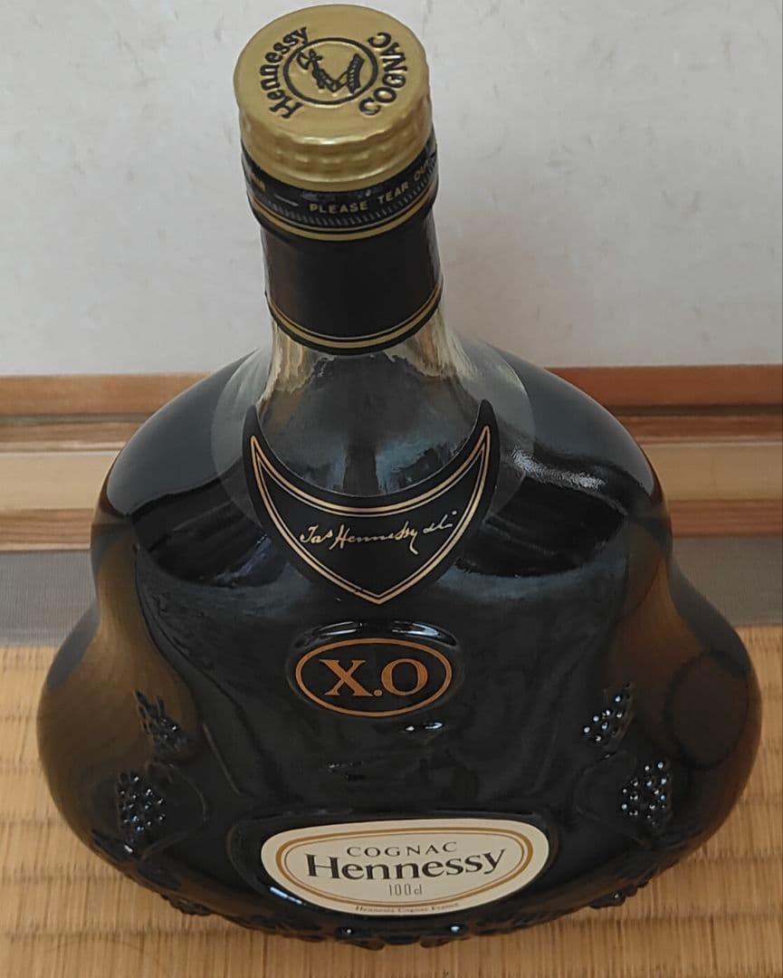 【即日発送】Hennessy XO 1000ml 金キャップ グリーンボトル