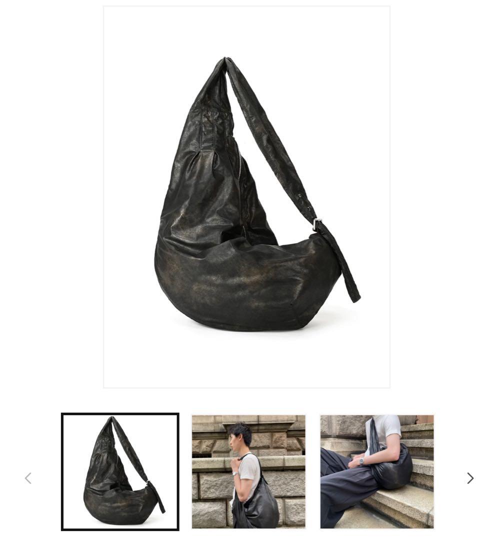 s*o様 ユニークな形状 ブラックショルダーバッグ オピウム系 ナード系