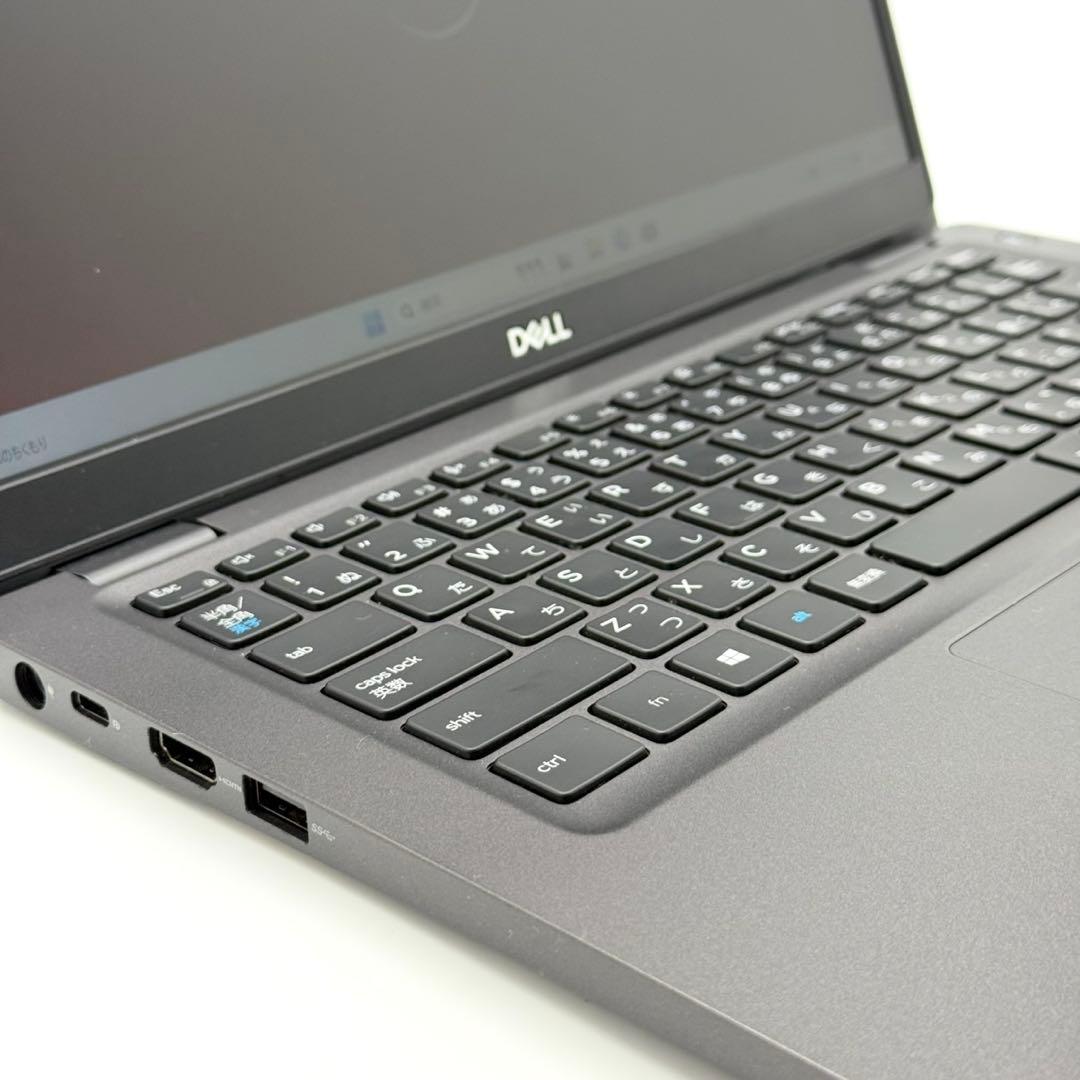 DELLノートパソコン 8世代i5 16GB SSD256 小型軽量 11Pro
