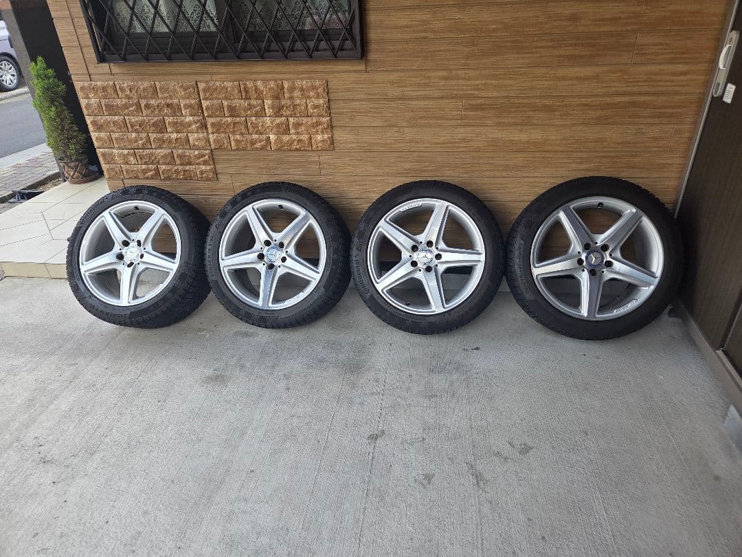 【美品】W218 ベンツ スタッドレスタイヤ・ホイールセット CLS