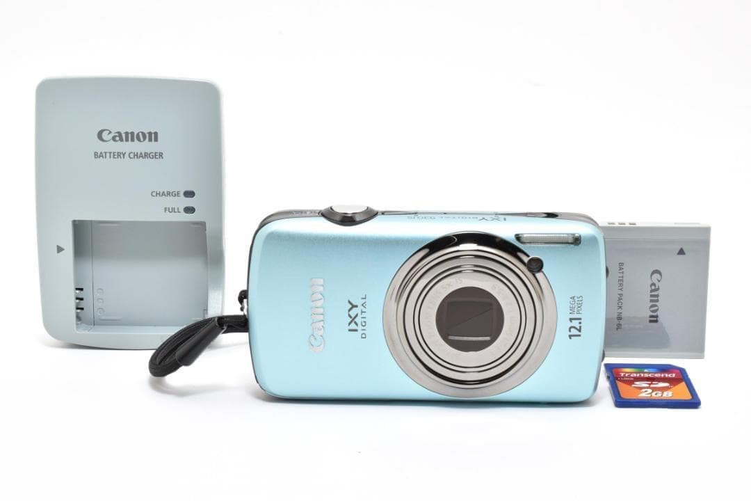 キヤノン　Canon IXY 930 IS ブルー《動作確認済み・SDカード付》