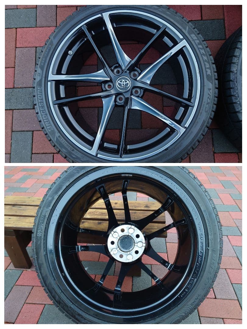 S NGRスープラRZ19インチ純正ホイール+スタッドレスタイヤセット