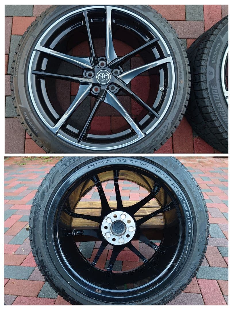 S NGRスープラRZ19インチ純正ホイール+スタッドレスタイヤセット