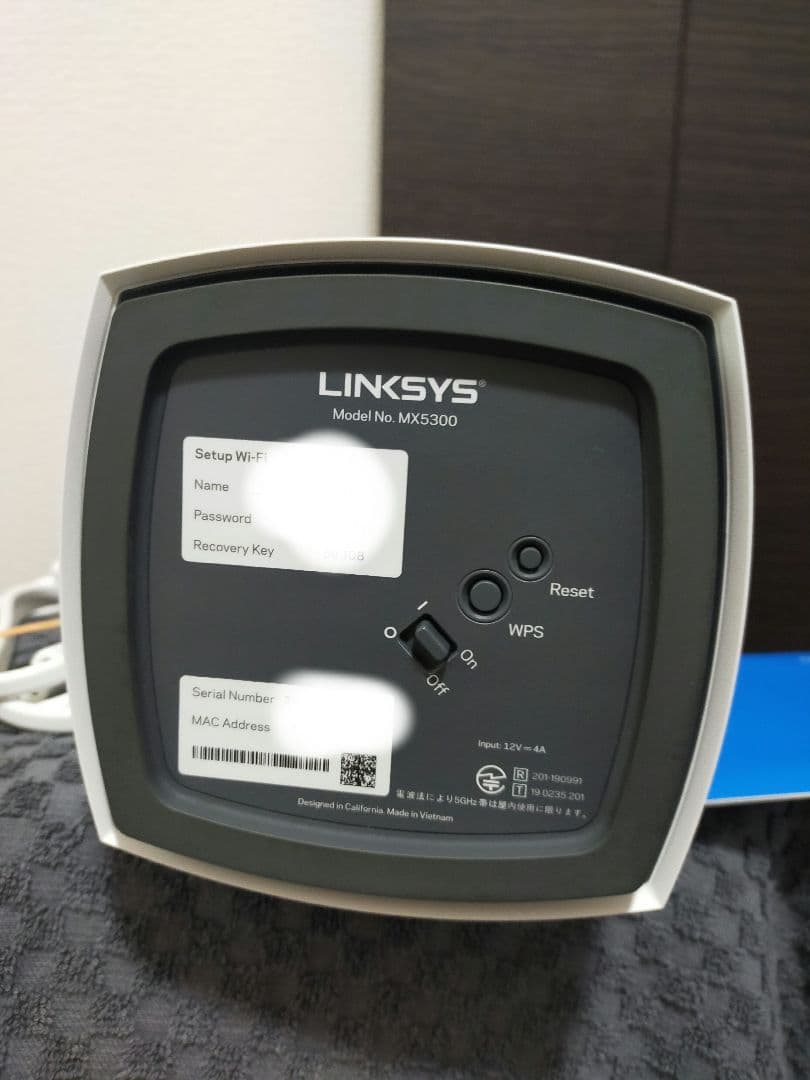 送料無料♥匿名配送✨Linksys　MX5300 WiFi 6メッシュルーター