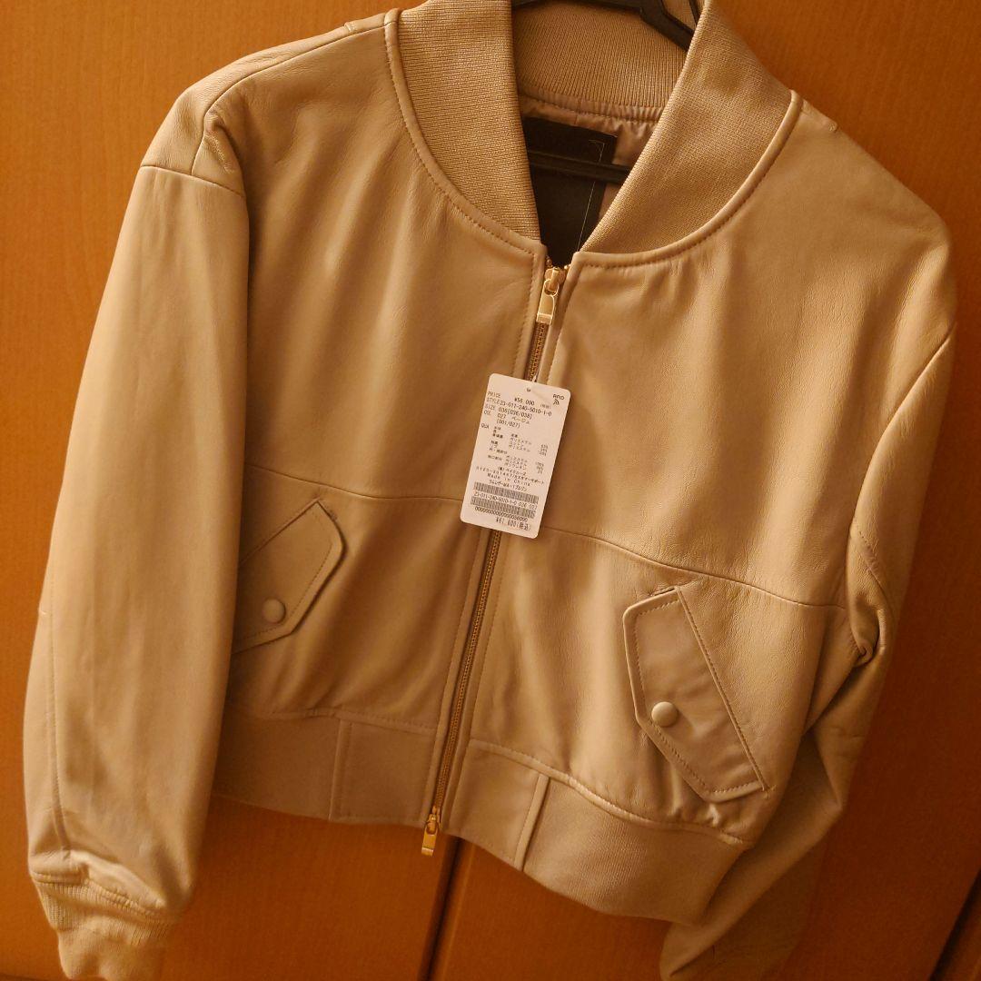 NOBLE　ラムレザーMA-1ブルゾン