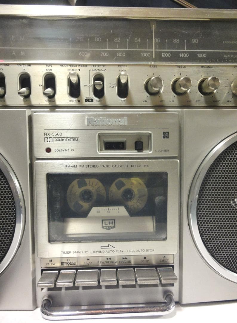 ♪昭和銘機 整備ラジカセ National Disco MAC　RX-5500