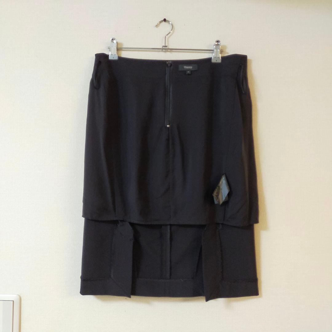 美品　theory　6サイズ　ノーカラースカートスーツ　LANAI